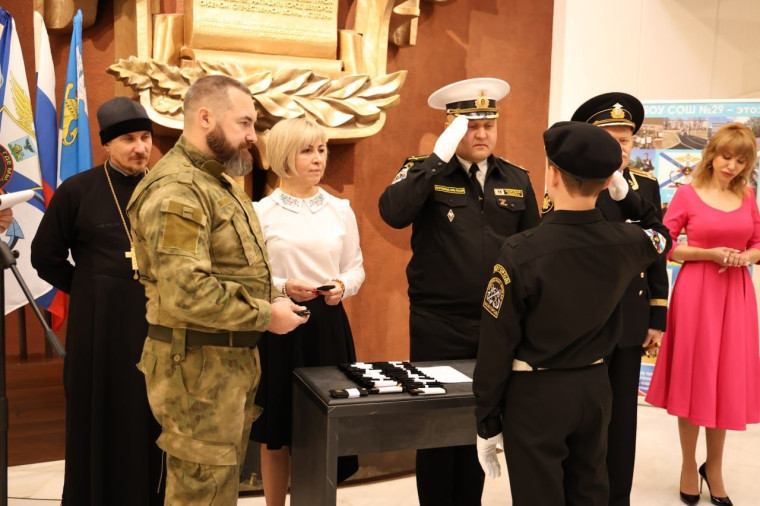 Торжественная Церемония посвящения в кадеты.